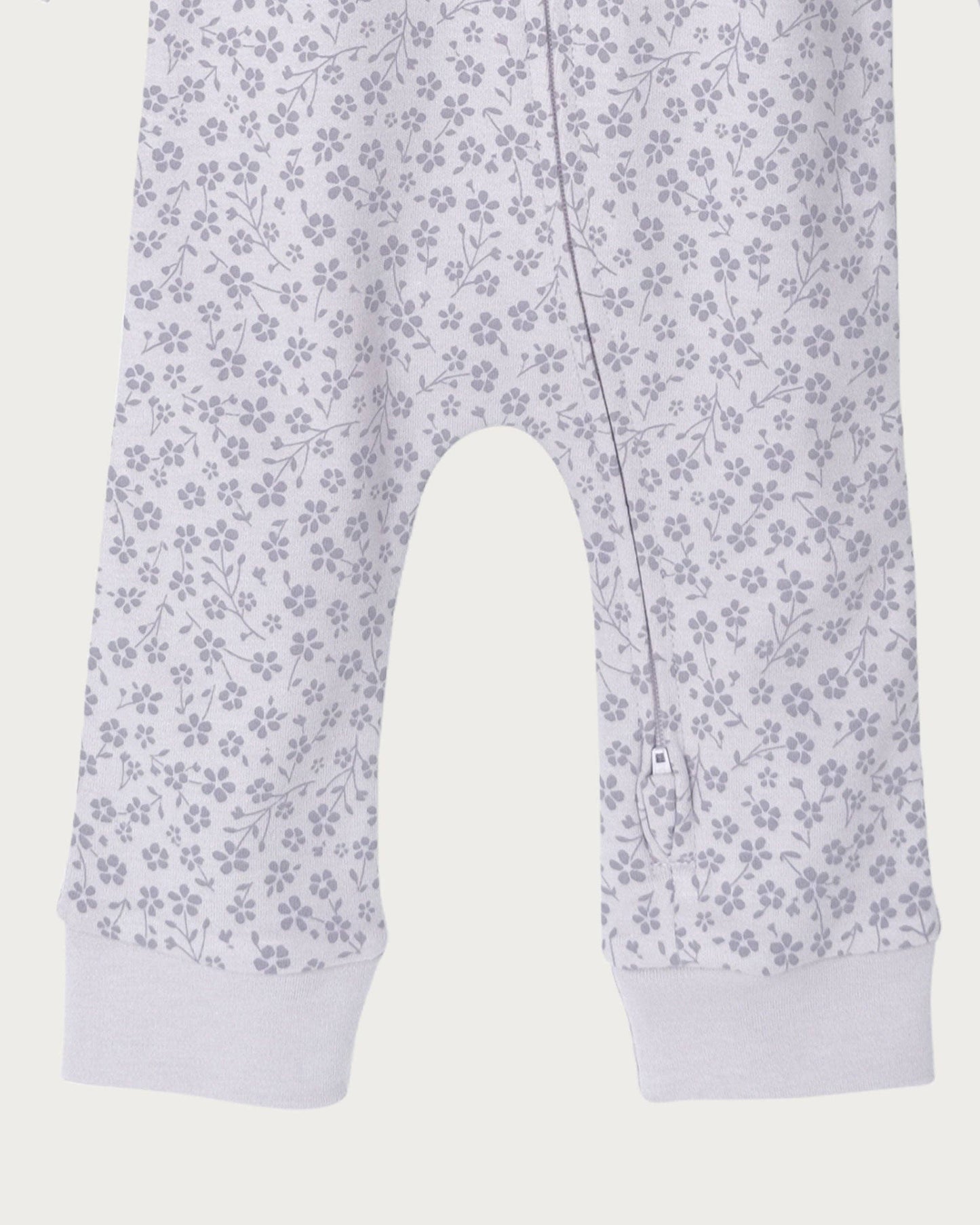 Babu Footless Printed Onesie Zipsuit Ditsy Floral