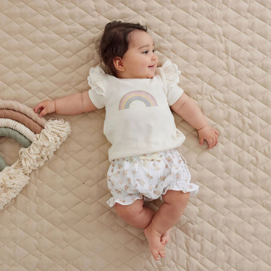 Aster and Oak Sable Floral Muslin Bloomers