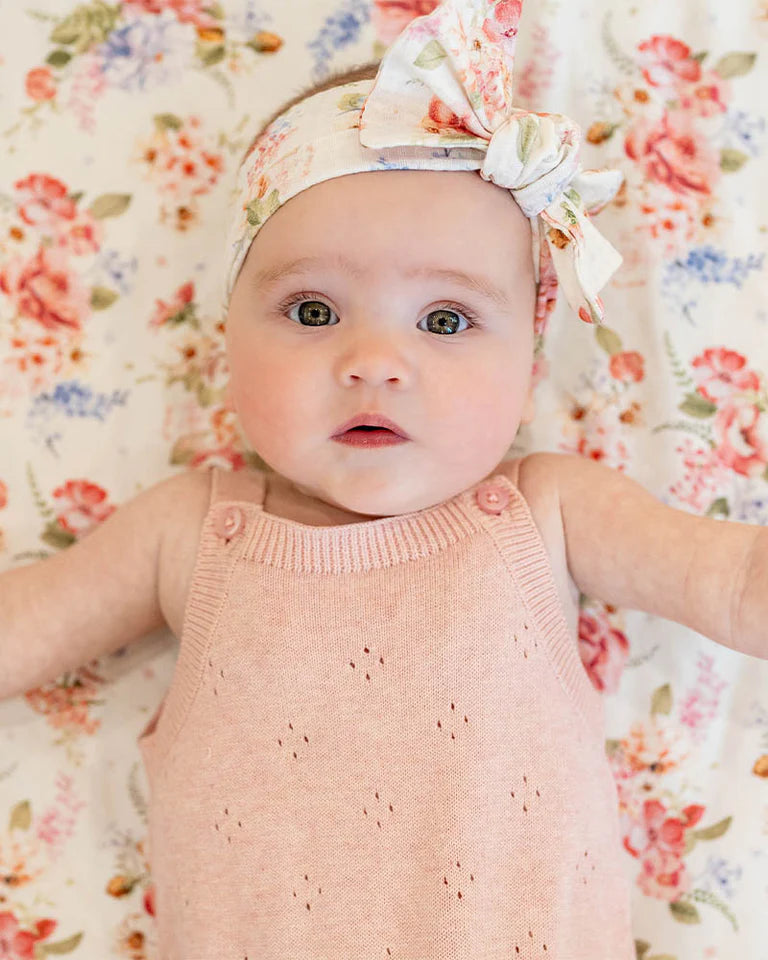 Bébé Anya Knitted Bodysuit Dusky Pink