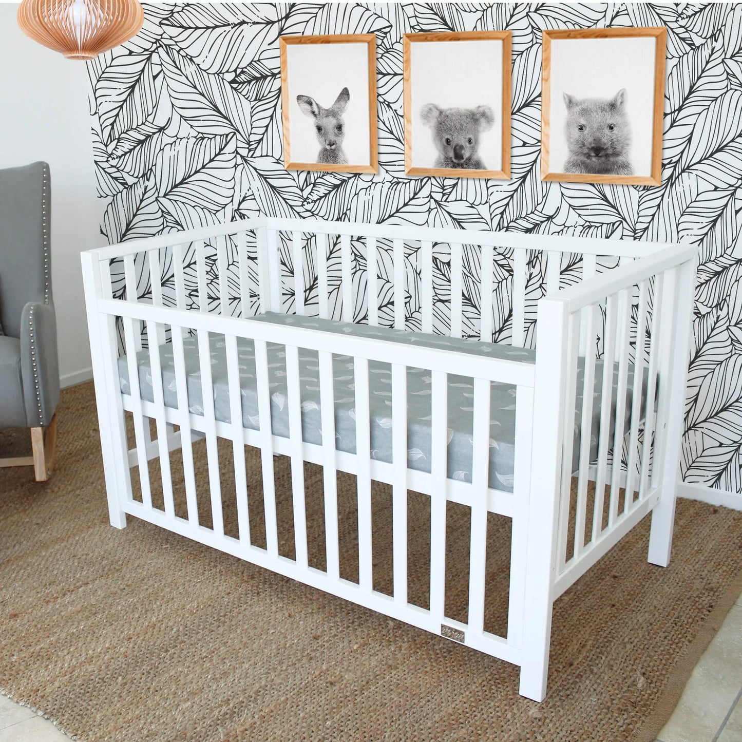 Babyhood Lulu Cot White