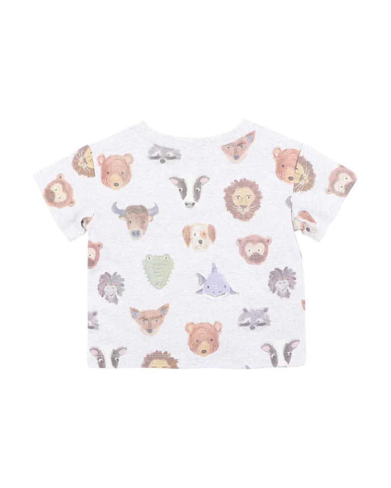 Fox and Finch Wildlings Print Tee - Child