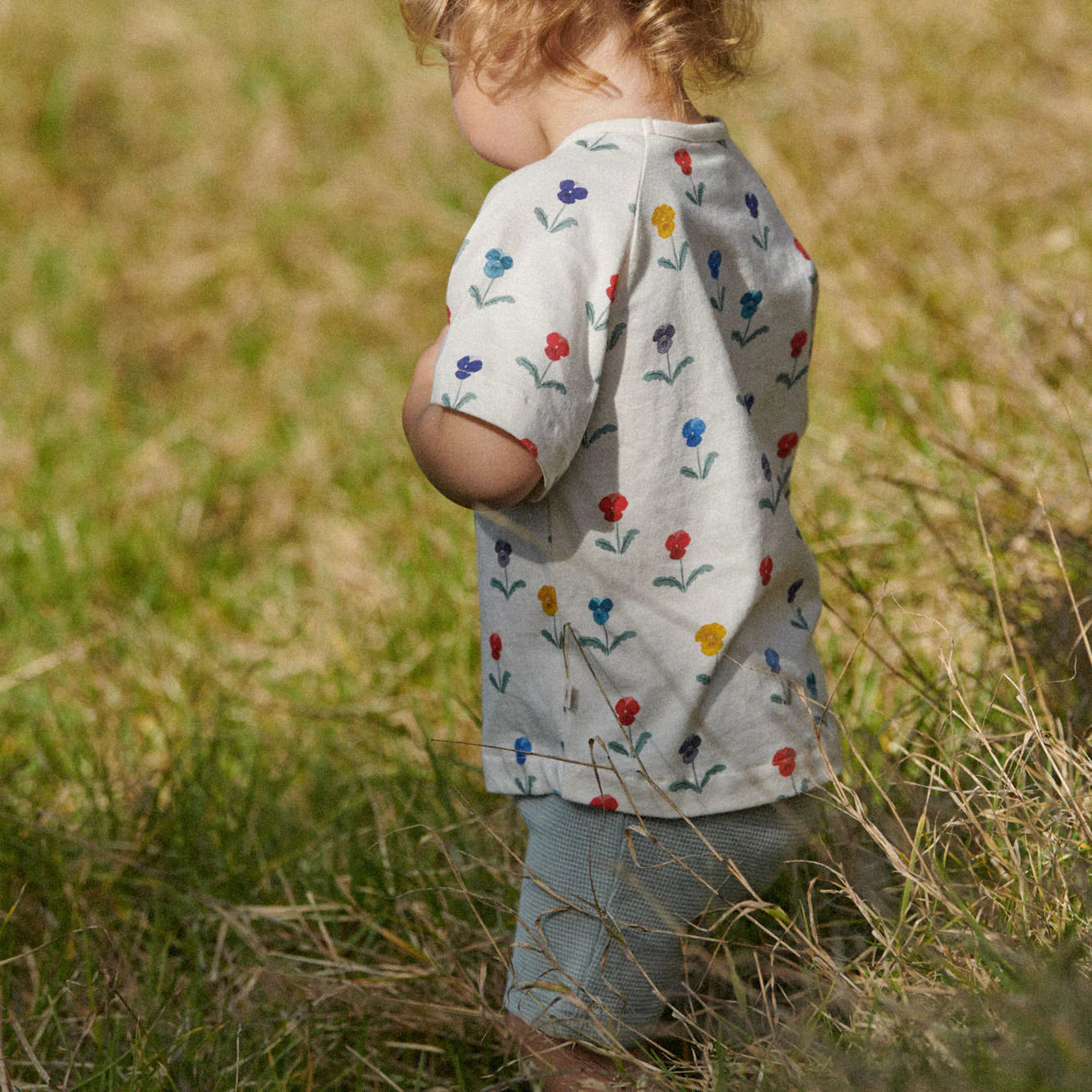 Nature Baby Selby Waffle Shorts Thyme