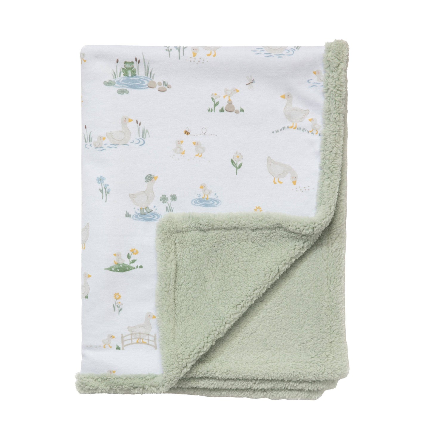 Living Textiles Jersey Sherpa Blanket