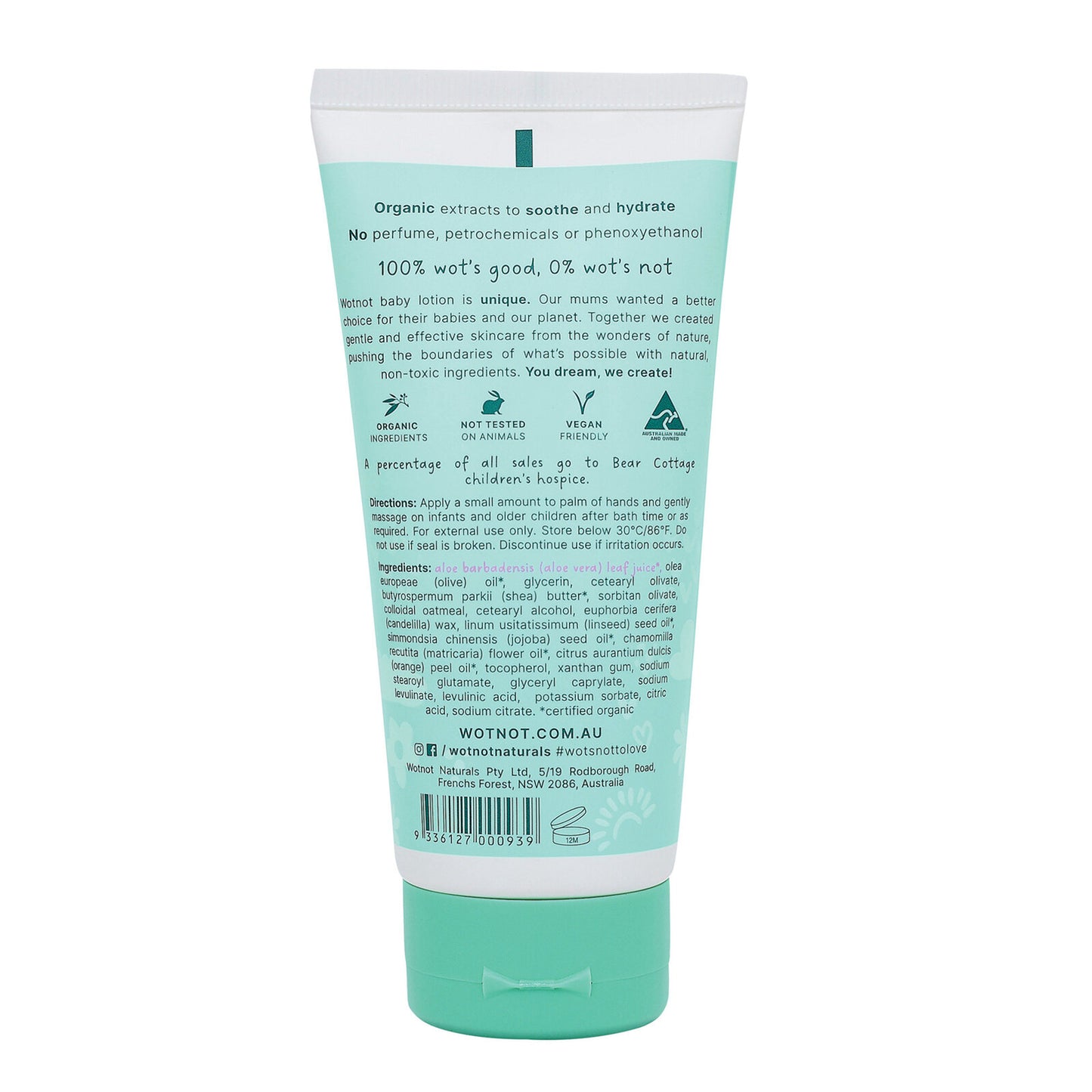 Wotnot 100% Natural Baby Lotion