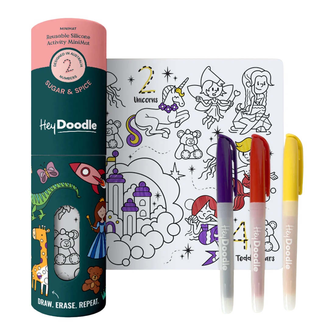 Hey Doodle Reusable Silicone Activity MiniMat