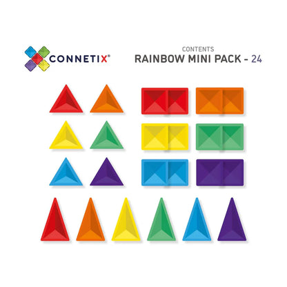 Connetix Rainbow Mini Pack 24 Piece