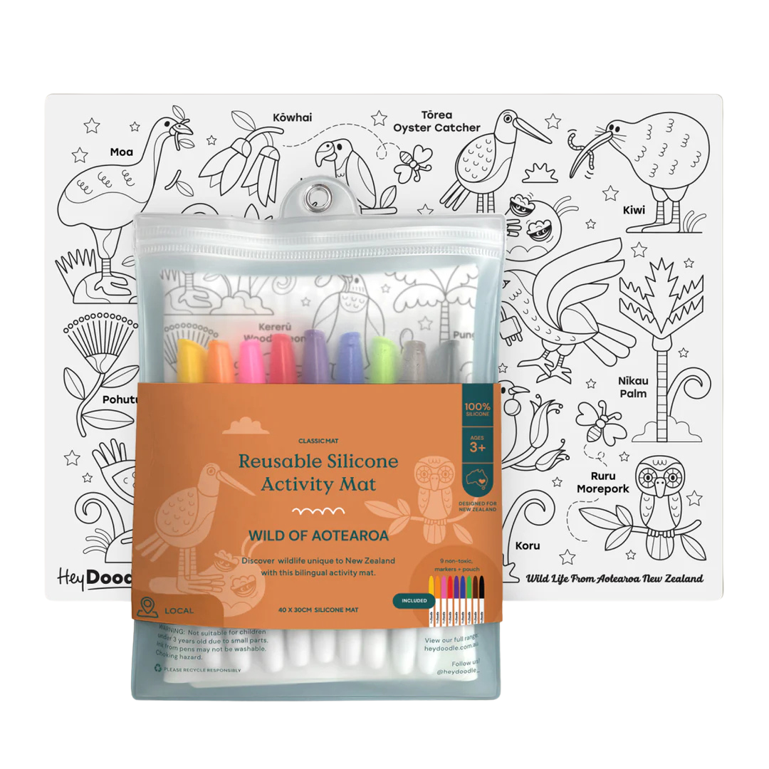 Hey Doodle Reusable Silicone Activity Mat Classic