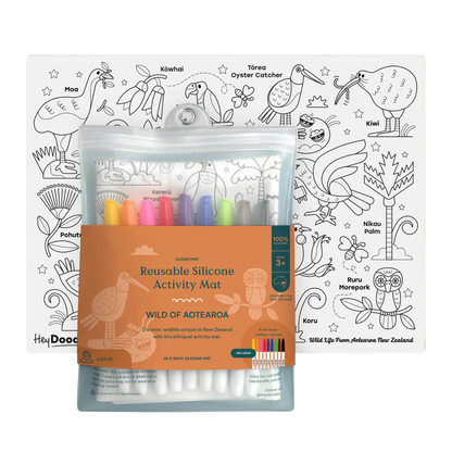 Hey Doodle Reusable Silicone Activity Mat Classic