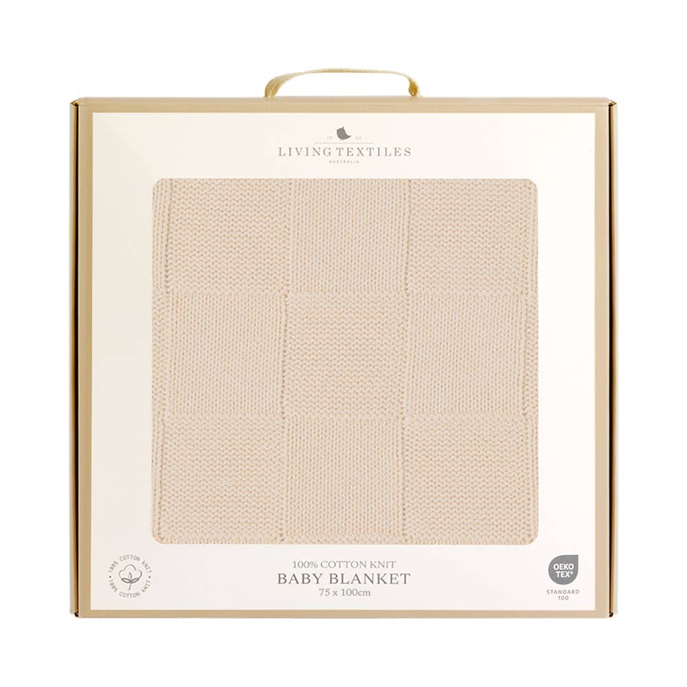 Living Textiles Knitted Pram Blanket