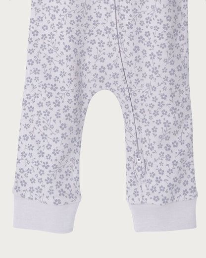 Babu Footless Printed Onesie Zipsuit Ditsy Floral