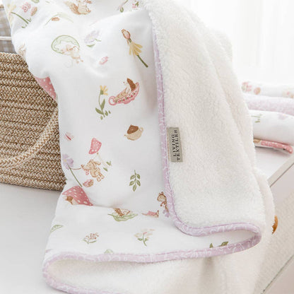 Living Textiles Jersey Sherpa Blanket