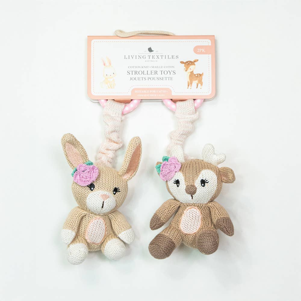 Living Textiles Stroller Toys 2pk