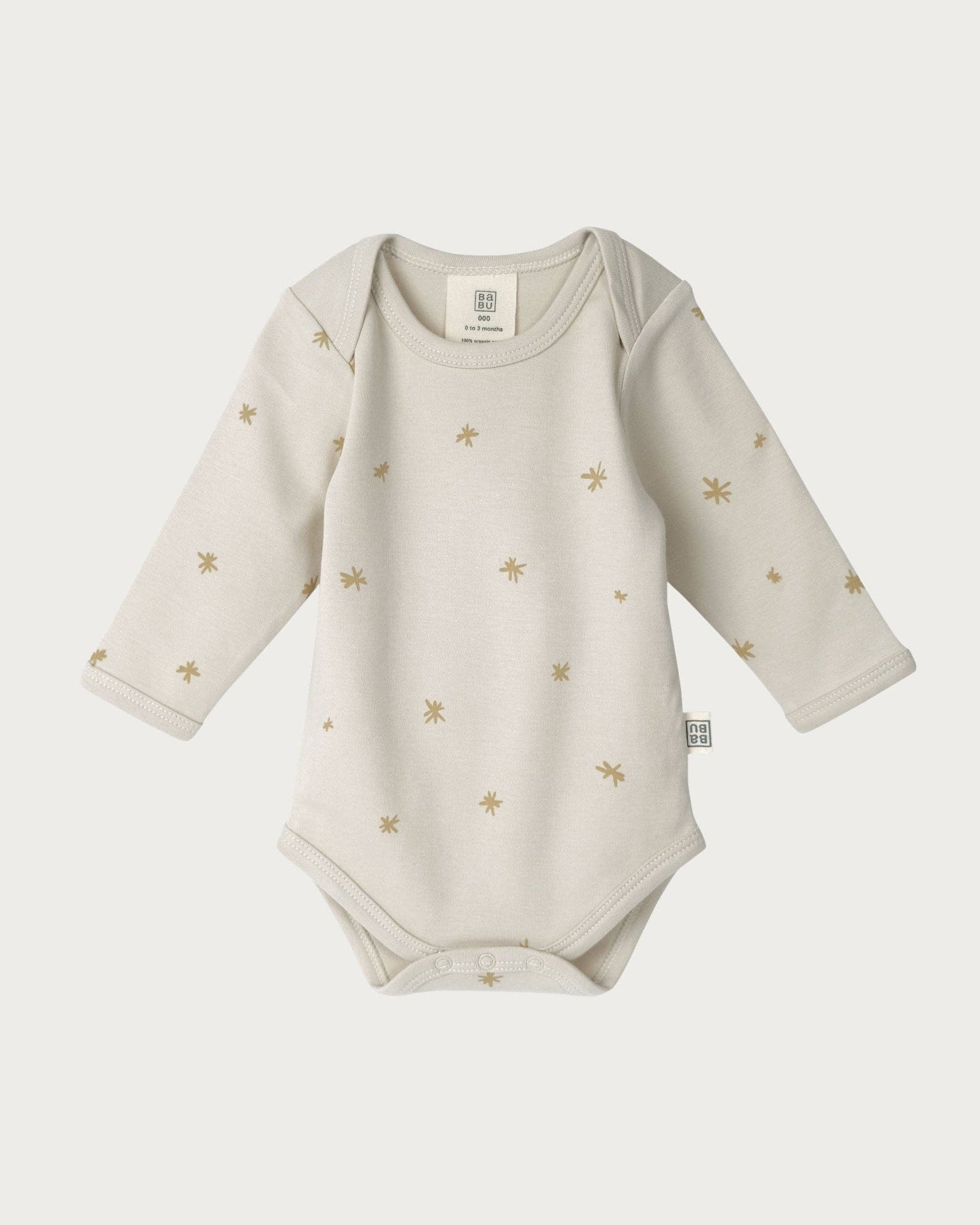 Babu Long Sleeve Bodysuit Marigold Star