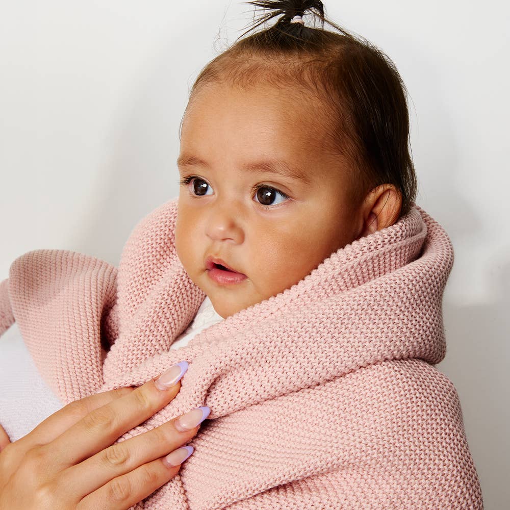 Living Textiles Knitted Pram Blanket