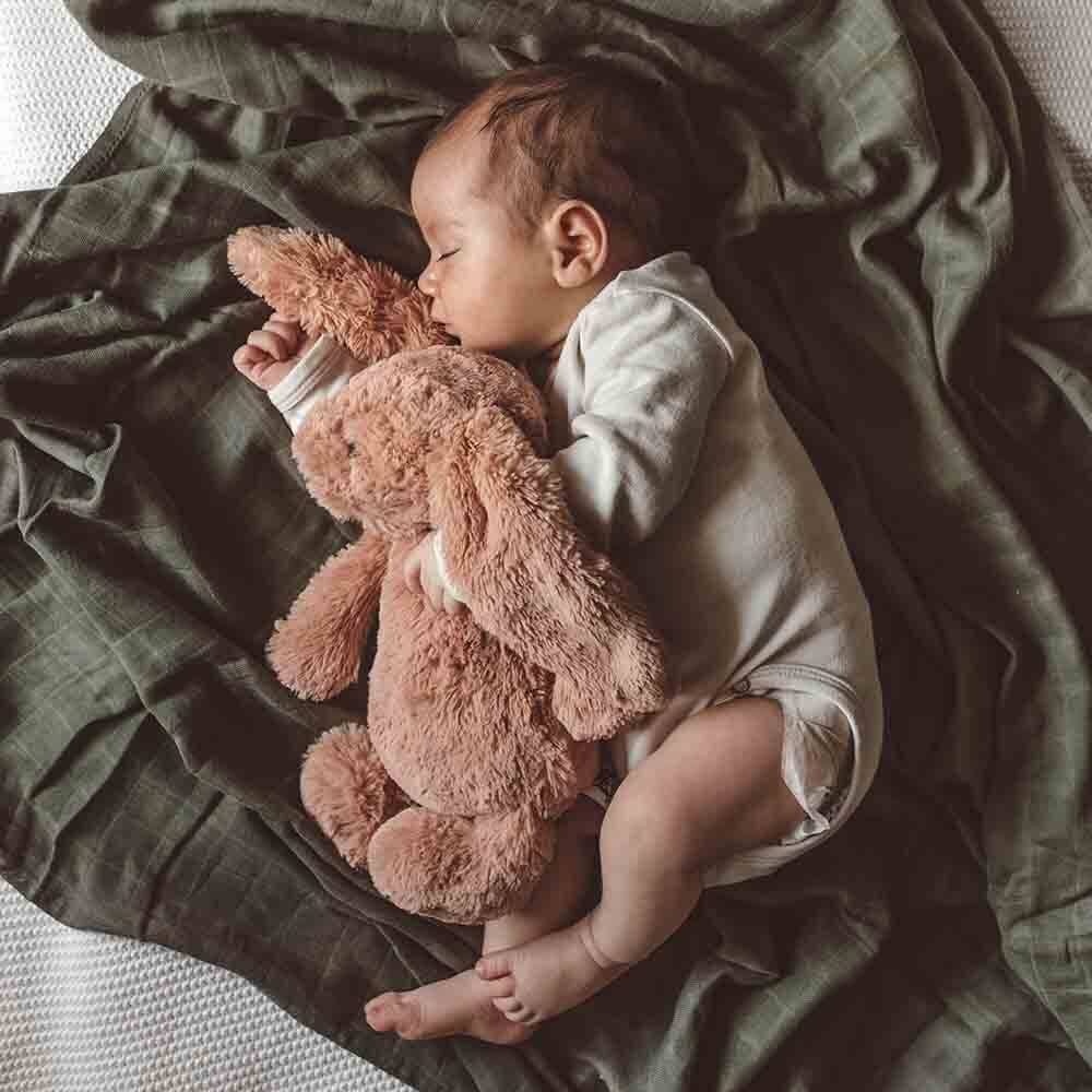 Snuggle Hunny Organic Muslin Wrap Dusty Olive