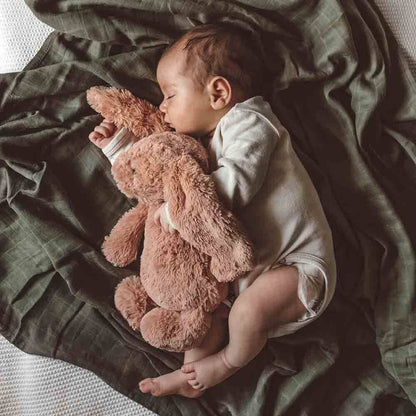 Snuggle Hunny Organic Muslin Wrap Dusty Olive
