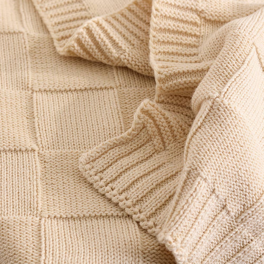Living Textiles Knitted Pram Blanket
