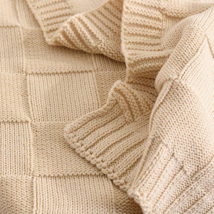 Living Textiles Knitted Pram Blanket