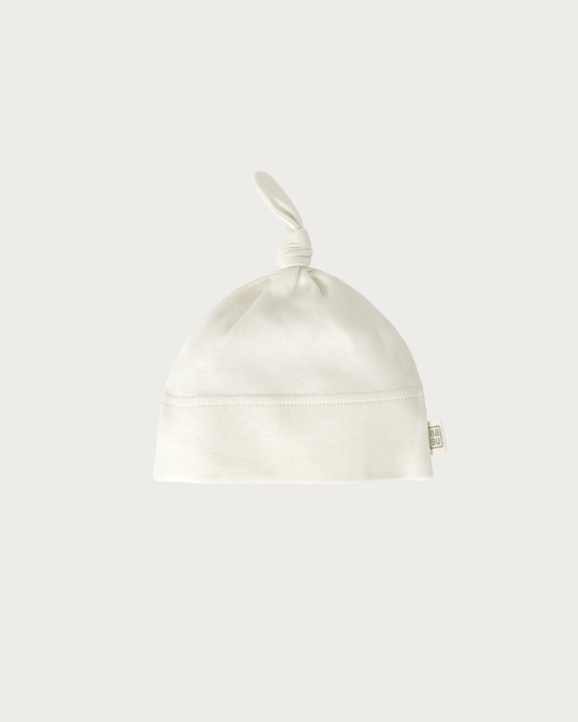 Babu Knotted Beanie Cream