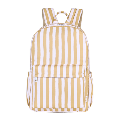 Kinnder Mustard Stripe Junior Kindy/School Backpack