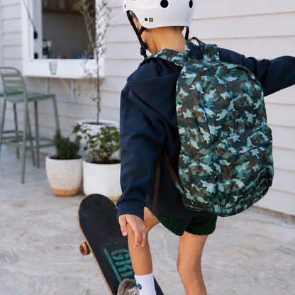 Kinnder Camo Junior Kindy/School Backpack