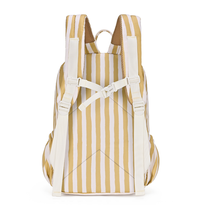 Kinnder Mustard Stripe Junior Kindy/School Backpack