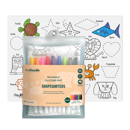 Hey Doodle Reusable Silicone Activity Mat Classic