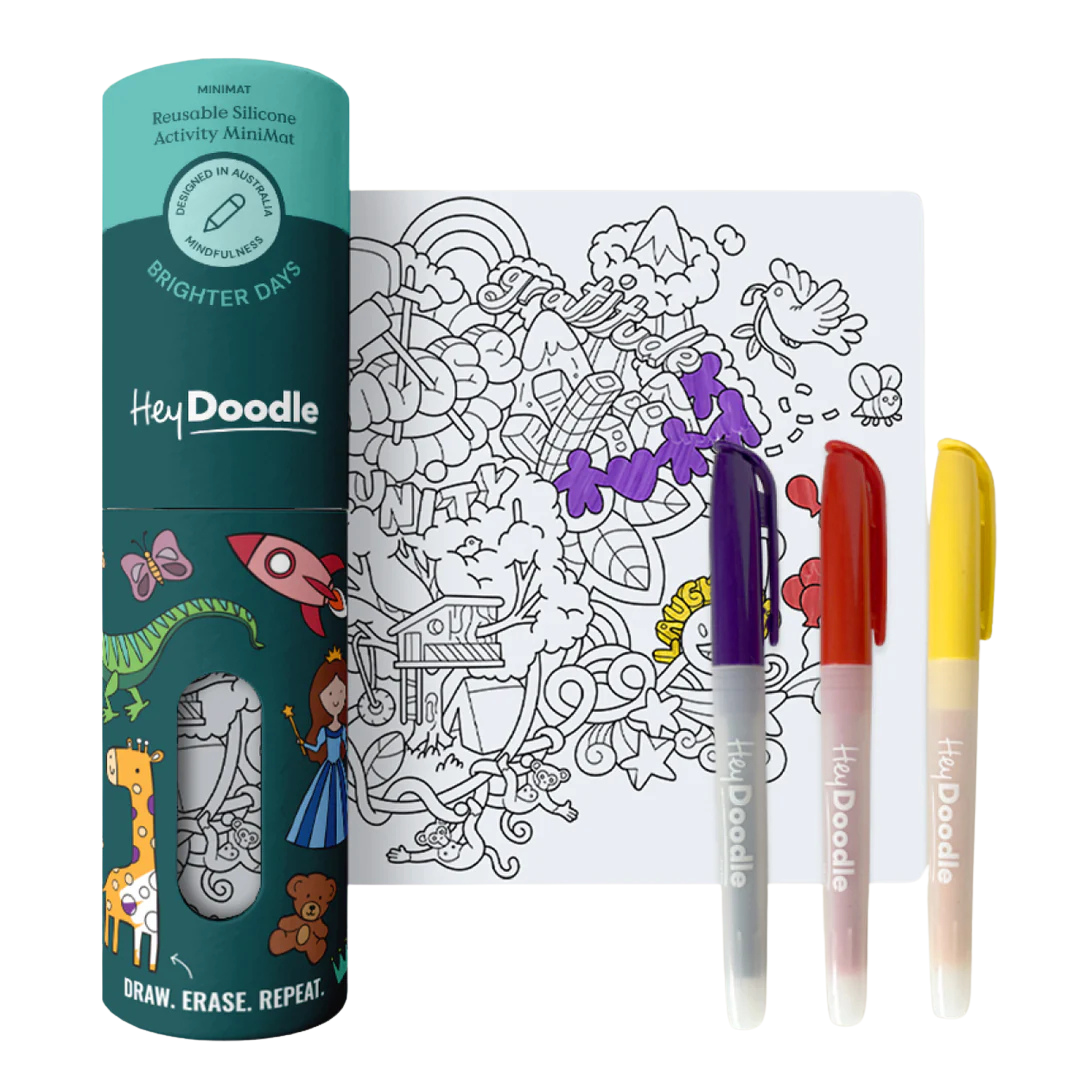 Hey Doodle Reusable Silicone Activity MiniMat
