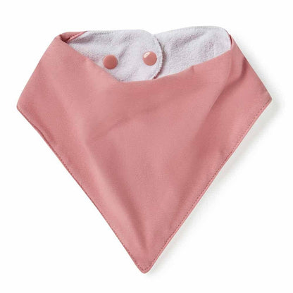 Snuggle Hunny Jewel Pink Organic Dribble Bib