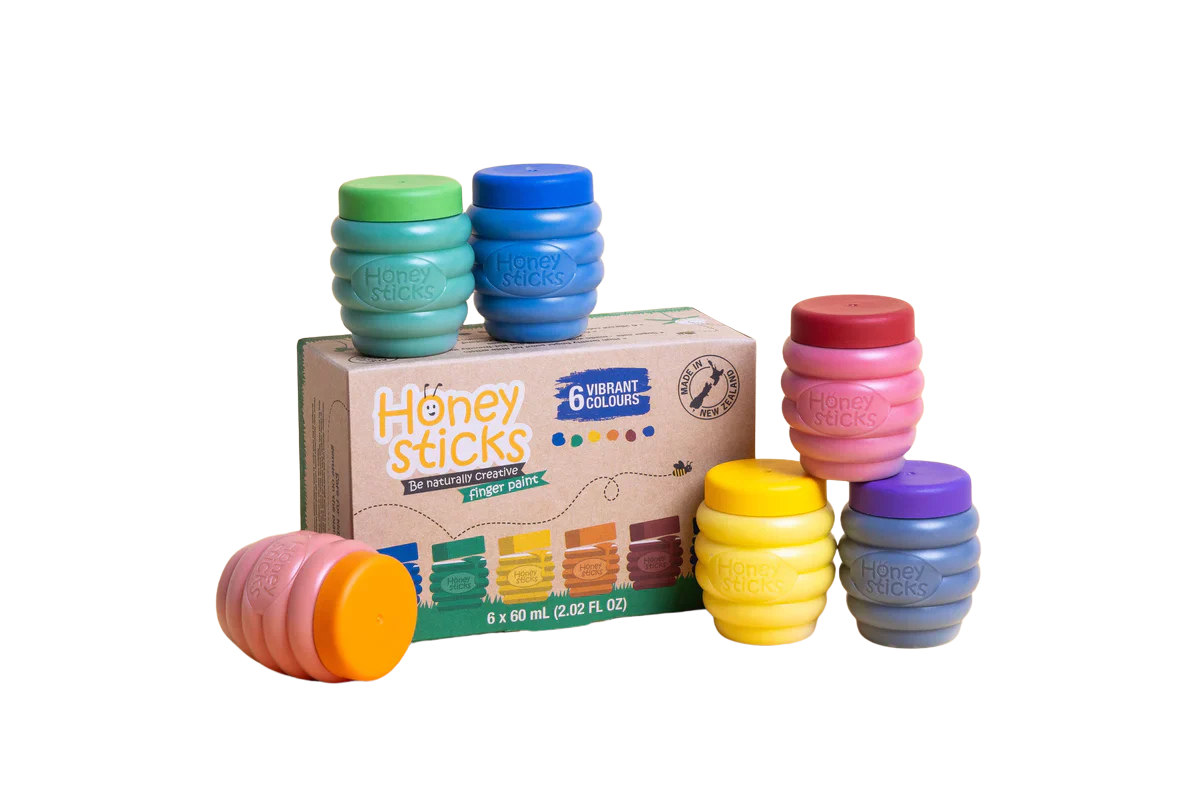 Honey Sticks Finger Paint 6pk