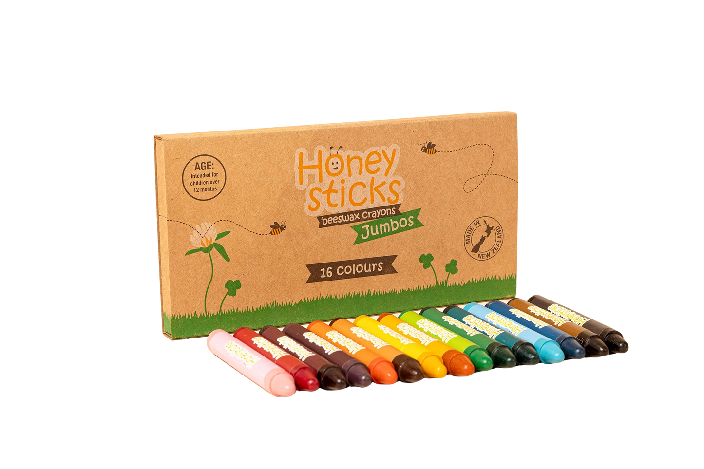 Honey Sticks Jumbo Crayons 16pk