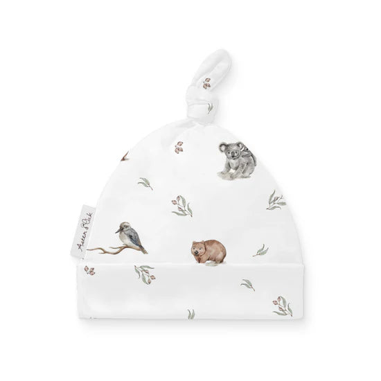 Aster and Oak Aus Native Animals Knot Hat
