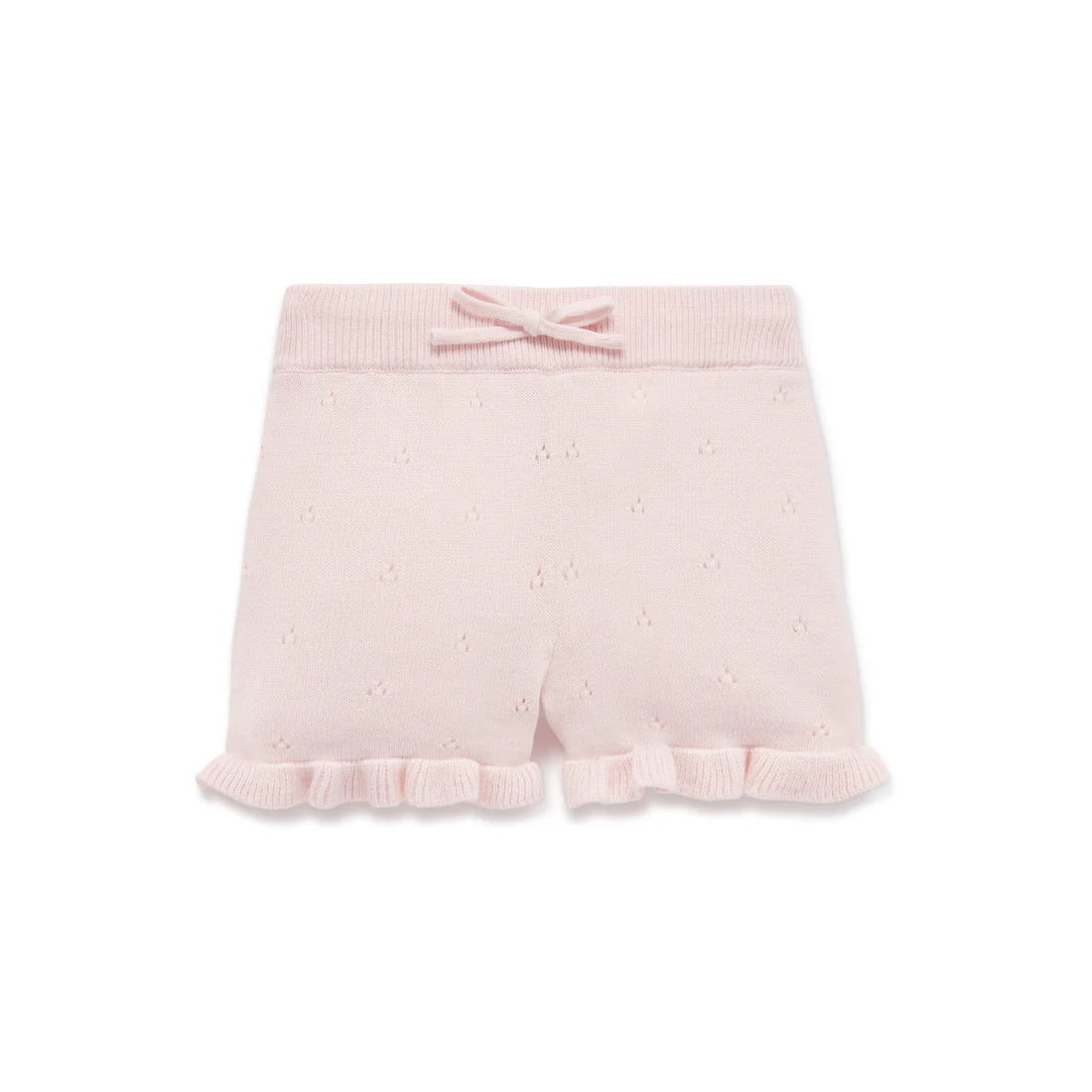 Aster and Oak Pink Rose Knit Shorts