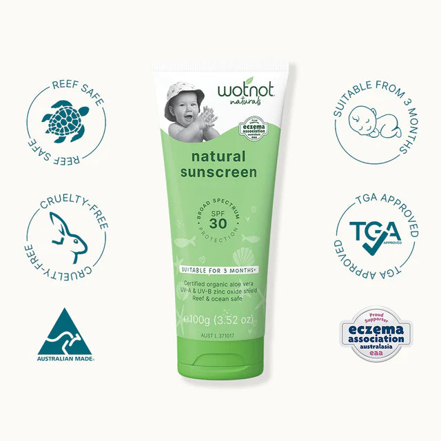 Wotnot Natural Baby Sunscreen 30SPF