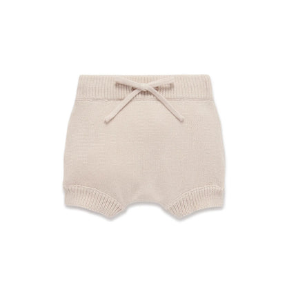 Aster and Oak Oatmeal Knit Shorts