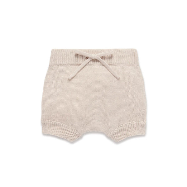Aster and Oak Oatmeal Knit Shorts