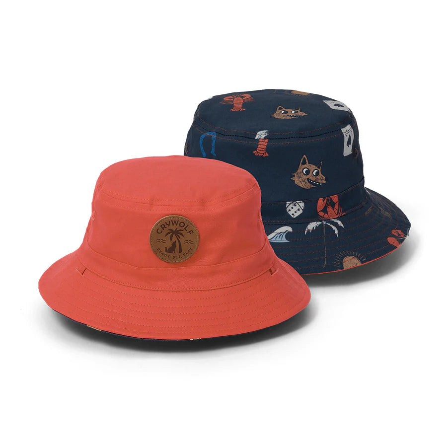 Cry Wolf Reversible Bucket Hat