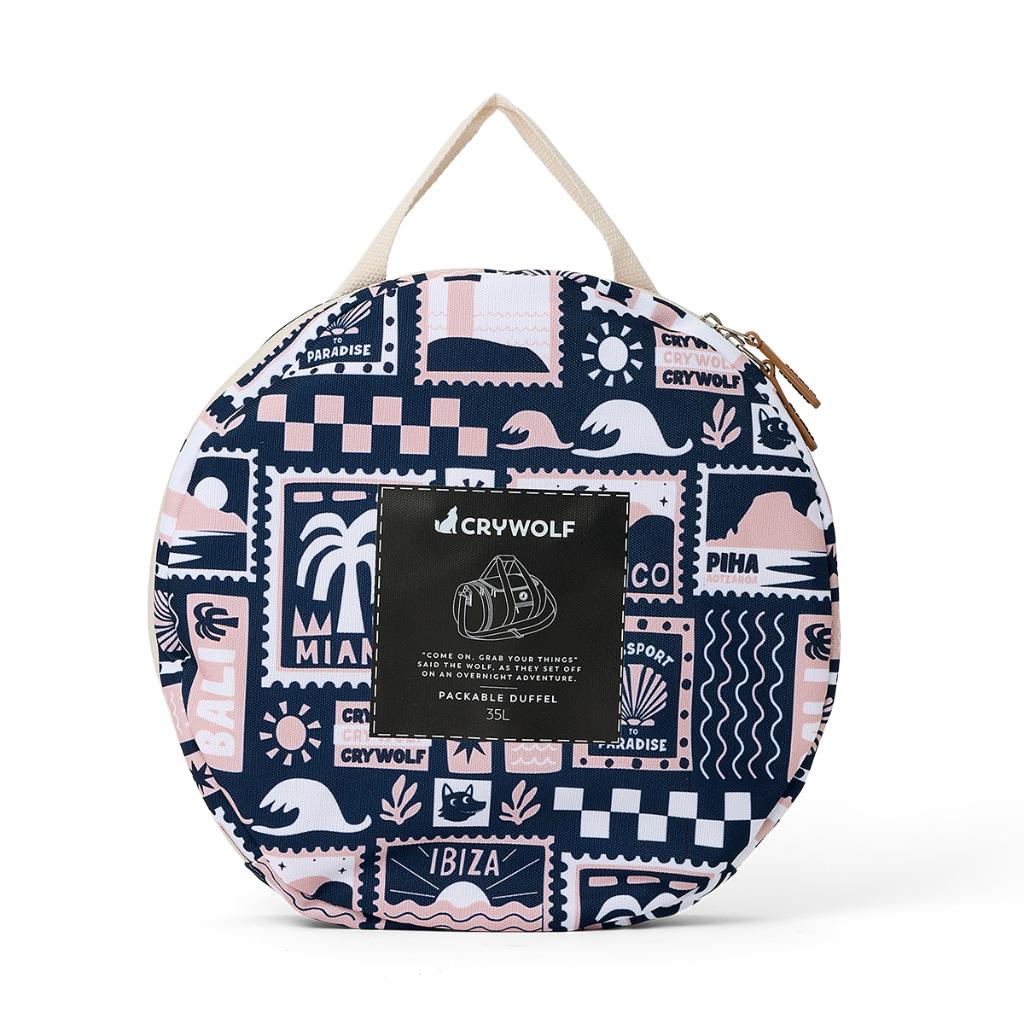 Cry Wolf Duffle Bag Blush Postcards