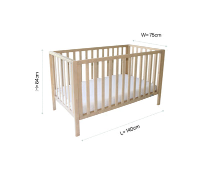 Babyhood Lulu Cot White
