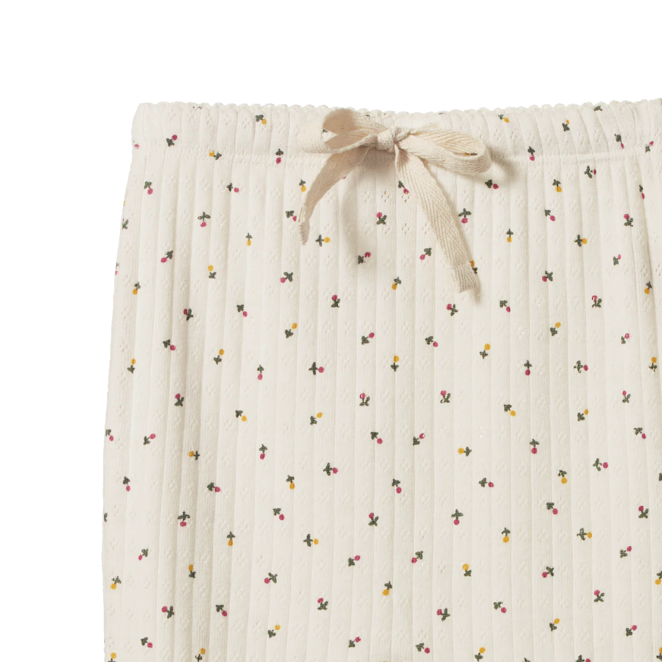 Nature Baby Footed Rompers Pointelle Aster Floral