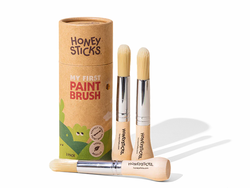 Honey Sticks My First Paintbrush 3pk