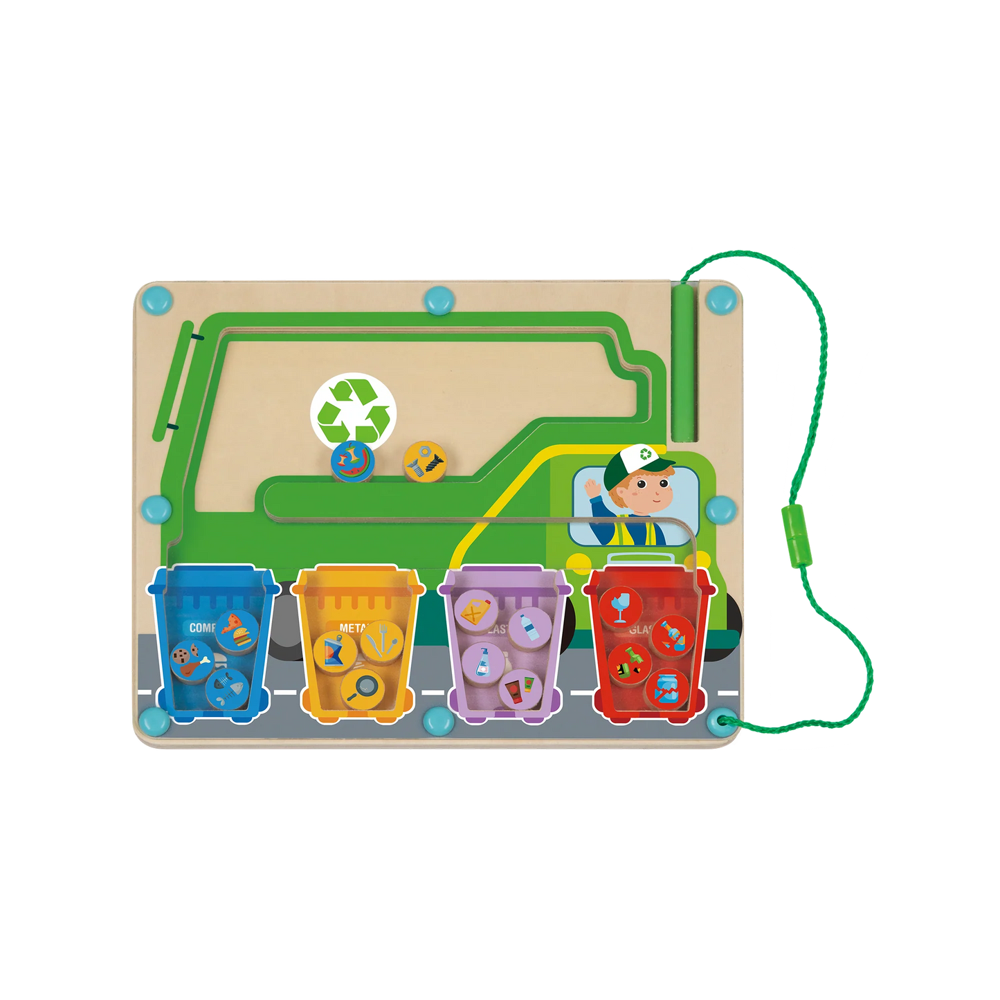 Hi Pando Magnetic Recycle Maze