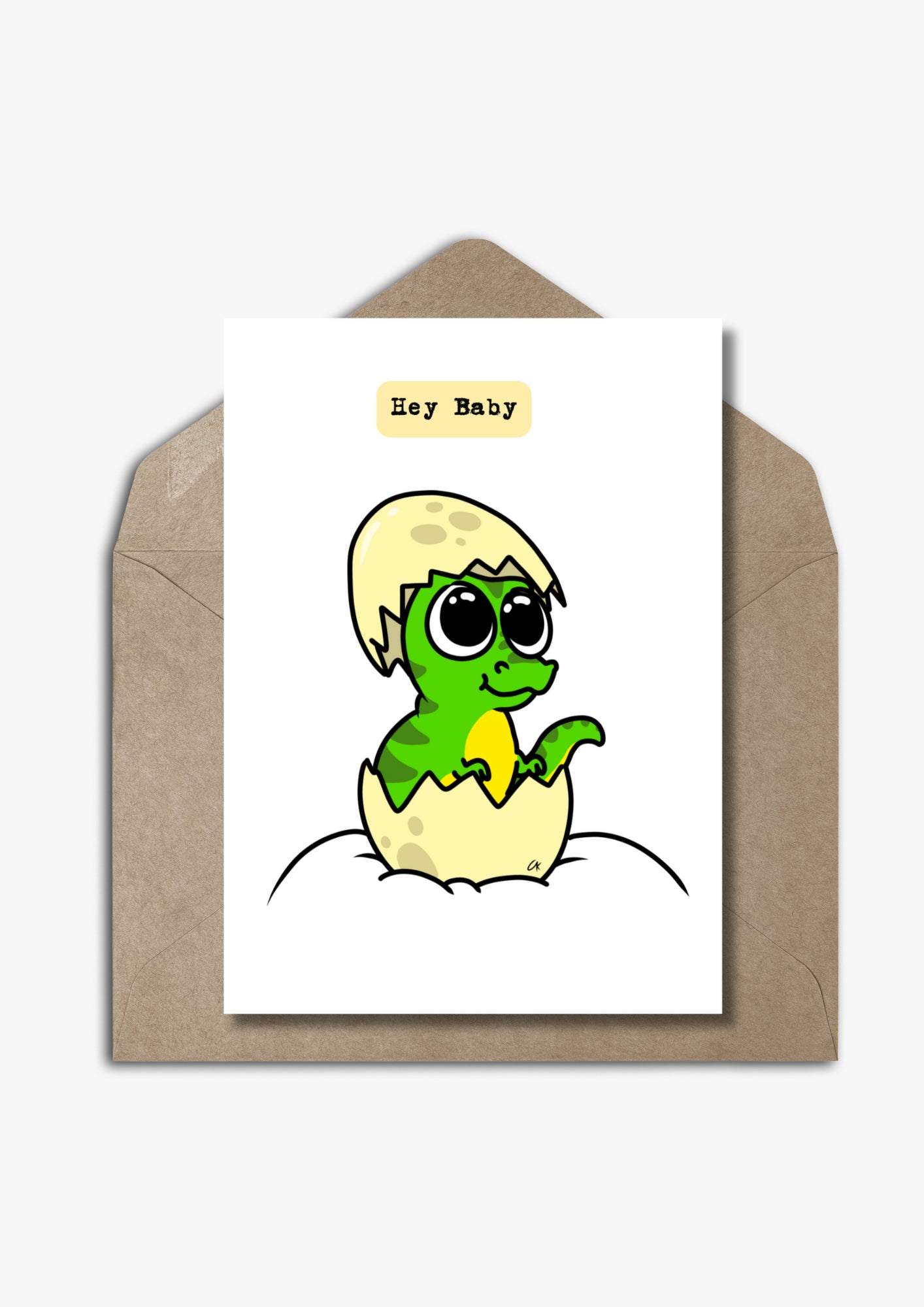 Cubaka Baby Dinosaur Card
