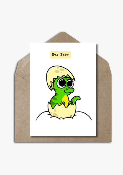 Cubaka Baby Dinosaur Card