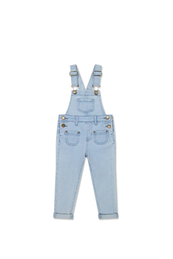Jamie Kay Arlo Twill Overall Washed Denim