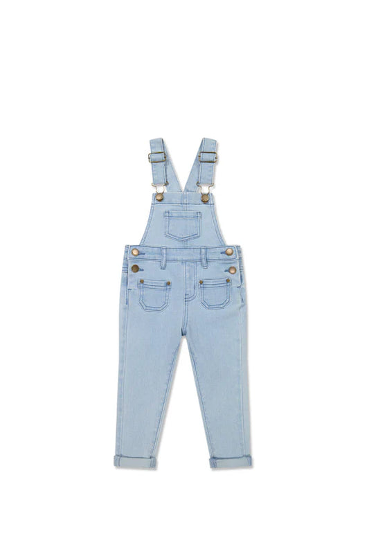 Jamie Kay Arlo Twill Overall Washed Denim