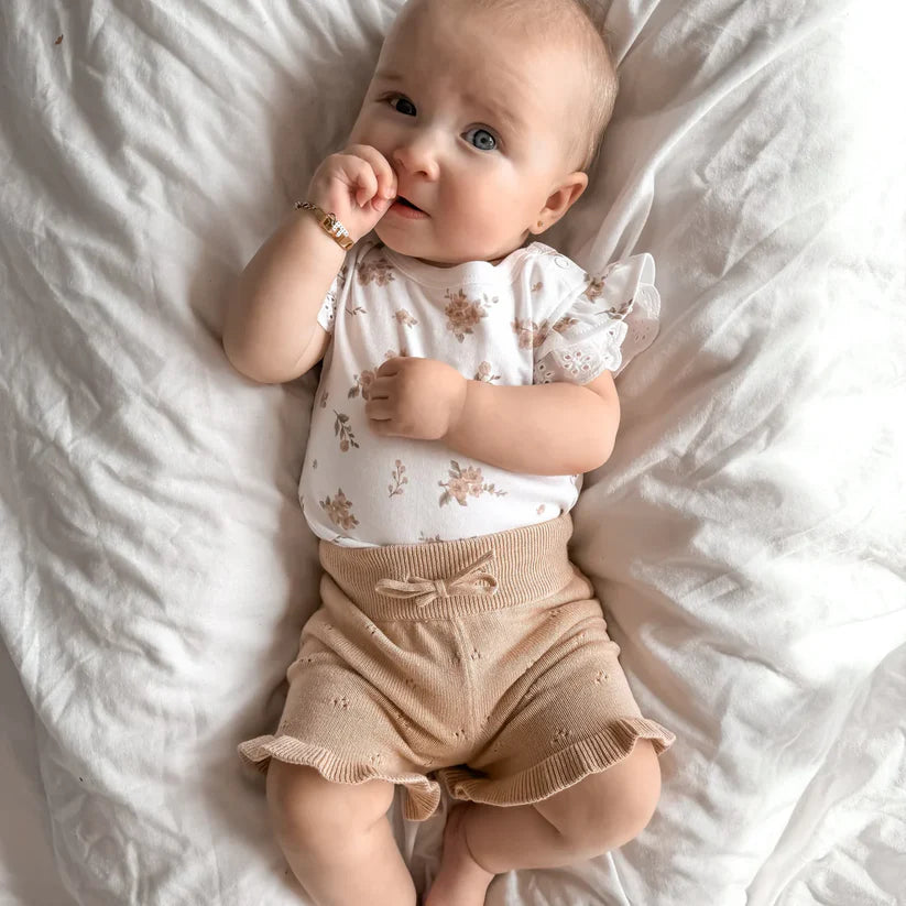 Aster and Oak Tawny Knit Shorts