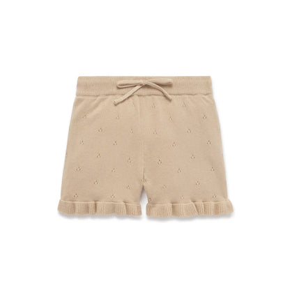 Aster and Oak Tawny Knit Shorts