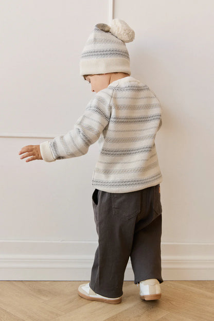 Jamie Kay Cedric Knitted Jumper Stripe Coast