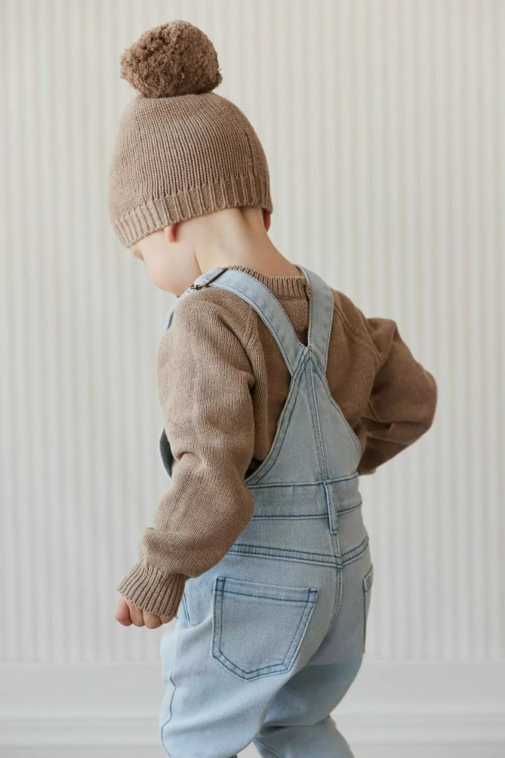 Jamie Kay Arlo Twill Overall Washed Denim